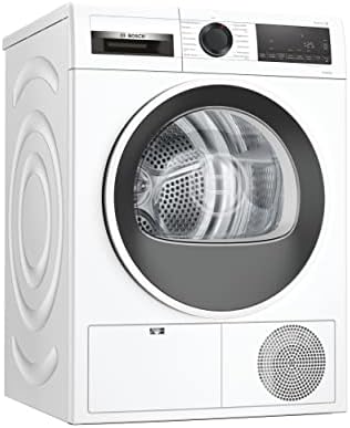 Bosch Hausgeräte WQG2450R10 Serie 6 Wärmepumpentrockner, 9 kg, Sensitive-Drying-System textilschonende Trommelstruktur, Auto Dry optimale Trocknung, Selbstreinigender Kondensator, Quick-40'-Trocknen