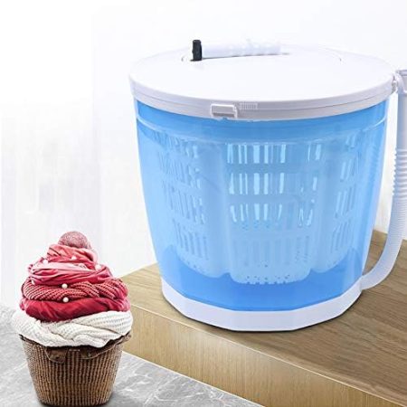 Waschmaschine,2KG Reise Mini Waschautomat Portable Handbetriebene Washer 2 In 1 Outdoor Wäscheschleuder für Kleine Wohnungen Singlehaushalte