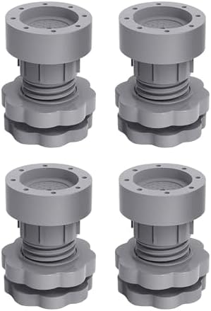 Folpus 4-teilige Antivibrationspads für Waschmaschinen, Antivibration, Geräteteile, Waschmaschinenstabilisator für die Wäsche