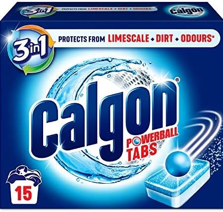 Calgon 2in1 Tabs,Wasserenthärter gegen Kalk&Schmutz in der Waschmaschine,15 Stk