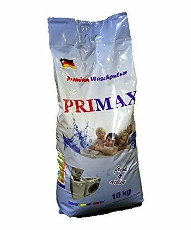 Primax Color Waschpulver (30kg), Colorwaschmittel - stark gegen Flecken, sparsames Waschpulver & ideal für Familien mit Kindern, 20-95° Grad