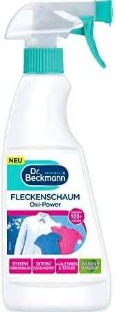 Dr. Beckmann Fleckenschaum Oxi-Power | Fleckentferner | Vorwasch- Spray | für alle Textilien & Farben | 500ml