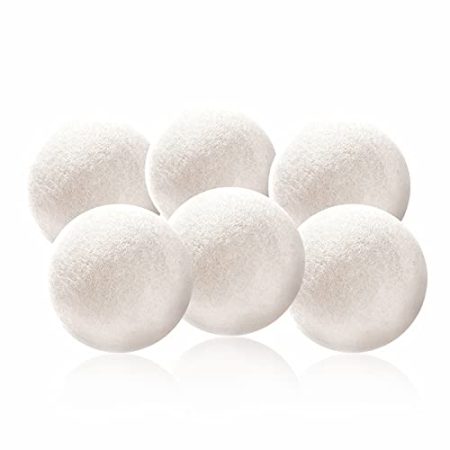 YIWENG 6Pcs 7CM Wool Balls Wäschetrockner Wäsche Umweltfreundlicher Enthärter Entfeuchtung Verkürzung der Trocknungszeit Waschen Wiederverwendbar Statisch Frei