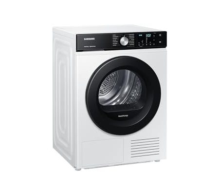 Samsung DV9EBBA245AEEG Bespoke Wärmepumpentrockner, 9 kg, Hygiene+, Optimal Dry, 2-in-1 Komfortfilter, Super Kurz 35', Weiß