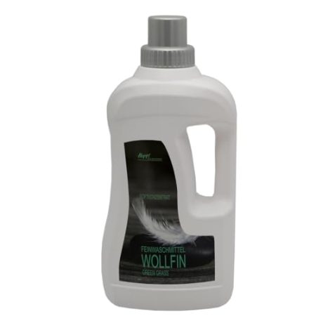 Hepp GmbH & Co KG – Wollfin green gras Flüssiges Feinwaschmittel-Konzentrat 3000 ml Henkelflasche 114 WL