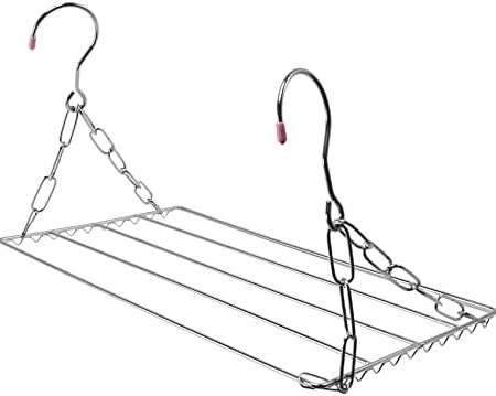 Josenidny Multifunktionaler Wäsche Trockner, Wäsche Trockner Aus Edelstahl zum Aufhängen Von Kleidung, Hand Tüchern, Socken