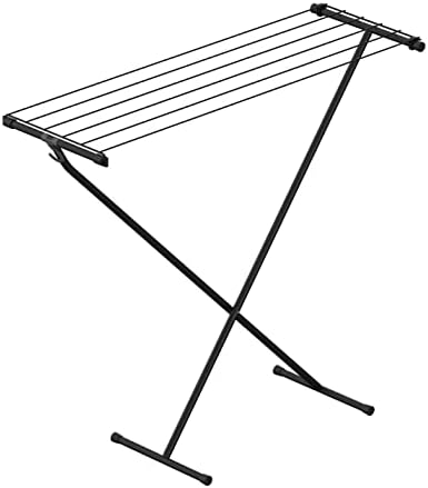 Rörets Wäschetrockner Compact Black – Aufbewahrungshaken - praktisch und stabil – braucht wenig Platz – 90x32x83 cm – 5,5 m Trockenfläche - Qualität von Schwedens stärkster Trockenständermarke