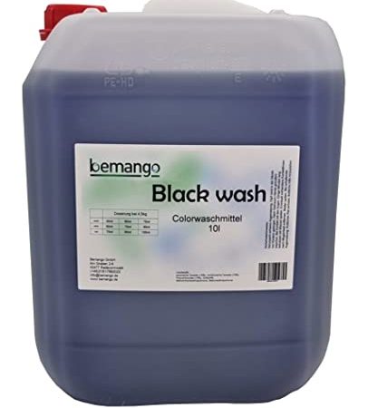 Color-Flüssigwaschmittel black wash für dunkle und schwarze Wäsche 10 Liter Kanister