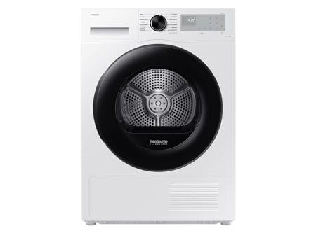 Samsung Crystal EcoDry DV80CGC2B0AH/ET Trockner, 8 kg, Wärmepumpe, WLAN, Sensor, Optimal Dry Sensor, Filter 2 in 1, Frontlader, 60 l x 85 h x 60p cm