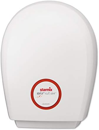 Starmix Comfort-Hand-Trockner TT 1800 E, komfortabler, langlebiger, moderner und leiser Händetrockner zur Wandmontage (1800 Watt)