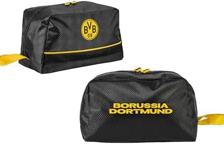 Borussia Dortmund Kulturbeutel schwarz/gelb Waschtasche Wash Bag BVB 09