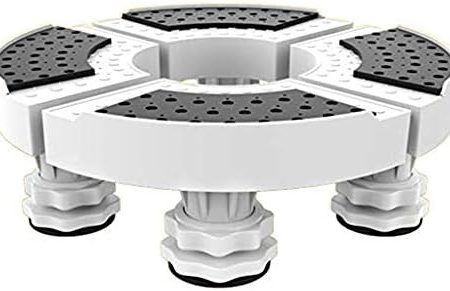 SH-lingbujian Klimatisierte Basis Runde Halterung Schrank Waschmaschine Ständer Rack Für Trockner Waschmaschine Und Kühlschrank 4 Starke Füße