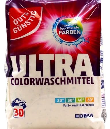 Gut & Günstig Ultra Collorwaschmittel, 4er Pack (4 x 2.025 kg)