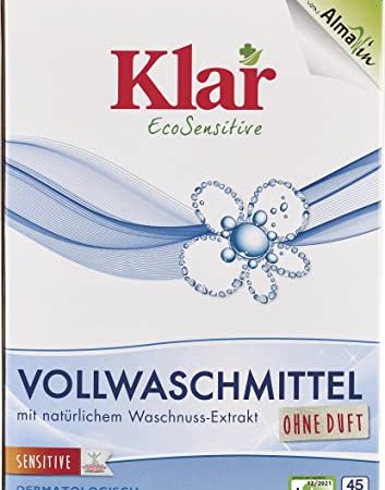 Klar Bio Vollwaschmittel Pulver (2 x 2,48 kg)