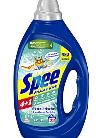 Spee Aktiv Gel Frische-Kick 4+1, 22 Waschladungen, 990 ml