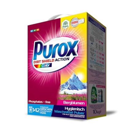 PUROX COLOR Waschpulver im Karton (142 WL) 10 kg