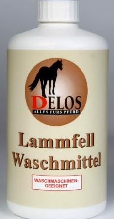 Delos Lammfellwaschmittel - zur Reinigung von Lammfell, Leder und Stoff - 500 ml