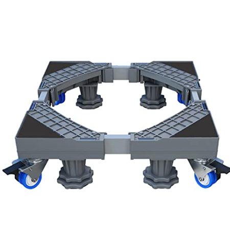 ZJDYDY Waschmaschinen- und Trocknerständer, höhenverstellbare stabile Beine, 300 kg tragen, Waschmaschinenhalterung, für Kühlschränke, Trockner und Geschirrspüler, 4 Füße, 4 R