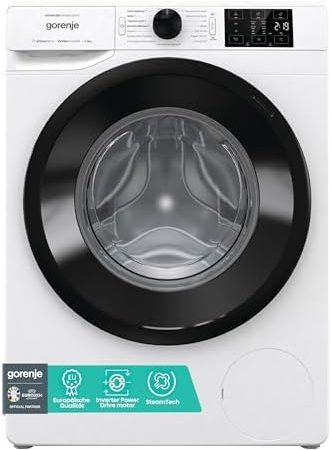 Gorenje WAM 84 AP Waschmaschine mit Dampffunktion / 8 kg / 1400 U / 16 Programme/AquaStop/Inverter PowerDrive Motor/Edelstahltrommel/Kindersicherung/EEK A/weiß