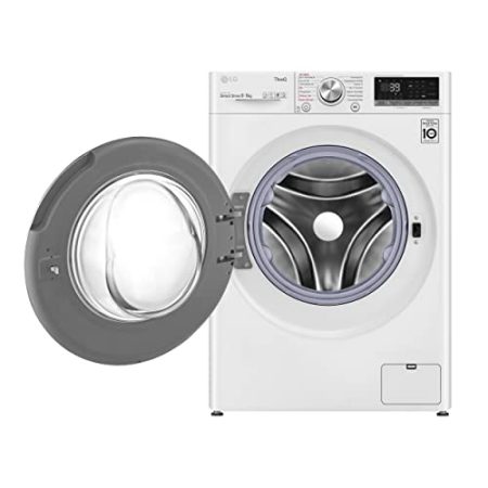 LG Electronics V7WD96H1A Waschtrockner mit AI DD | 9 kg Waschen | 6 kg Trocknen | 1400 U/Min | Steam | TurboWash 360° | Neue Wohlfühl-Trommel | Wi-Fi-Funktion | Weiß