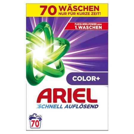 Ariel Color+ Pulverwaschmittel, Colorwaschmittel, 4.2 kg, 70 Waschladungen, Farbschutz