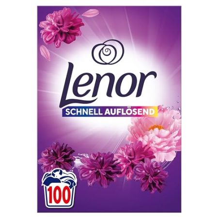 LENOR Pulverwaschmittel Color Amethyst Blütentraum 100 Waschladungen