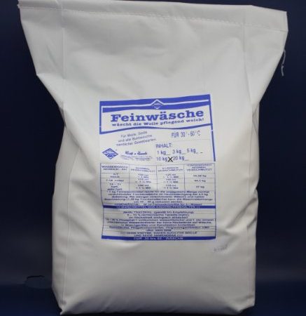 Wasserrose® 10 kg FEINWASCHMITTEL Wolle + BUNTWÄSCHE WASCHMITTEL FEINWÄSCHE Made IN Germany