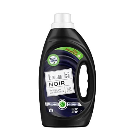 Burti Noir Schwarzwaschmittel 1.275 l, 6er Pack (6 x 17 Waschladungen)