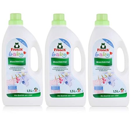 Frosch Baby Flüssigwaschmittel, 3er Pack (3 x 1,5L) für 63 Waschladungen