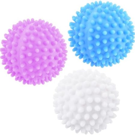 luckaide Trocknerbälle, Trocknerbälle für Wäschetrockner, 3 Stück Waschball für Waschmaschine,Trockner Ball,Wiederverwendbare Trocknerball,Dryer Balls, Wäschetrockner Ball für Heim Kleidung Reinigung