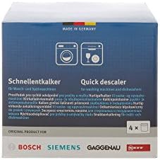 Bosch, Siemens, Neff, Gaggenau Entkalker Schnellentkalker für Waschmaschinen und Spülmaschinen 00311923 (4x)