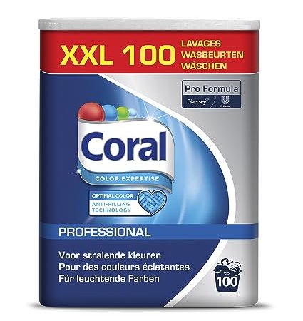 Coral Professional Optimal Color Fein- und Buntwaschmittel, Pulver, 6,25 kg