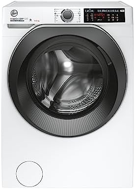 Hoover H-WASH&DRY 500 HD 495AMBS/1-S Waschtrockner/Energieeffizienzklasse D/A/Füllmenge Waschen 9 kg/Trocknen 5 kg/Active Steam/BPM Inverter Motor/Mix-Power-System/WiFi + Bluetooth