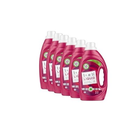 BURTI Liquid Waschmittel 6er Pack (6 x 1.45L) - VORTEILSPACK, für pflegeleichte & feine Textilien, ohne Mikroplastik