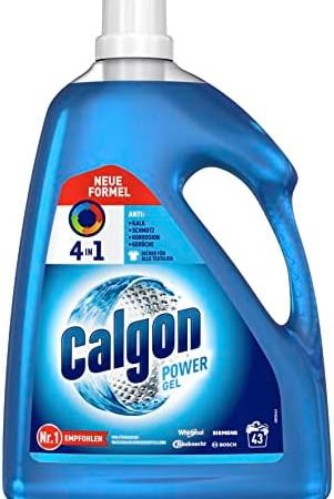 Calgon 4-in-1 Power Gel – Wirksam gegen Kalk, Schmutz, Gerüche und Korrosion – Schützender Wasserenthärter für die Waschmaschine – 1 x 2,15 l