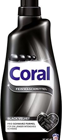 Coral Feinwaschmittel Black Velvet flüssig, 20 WL