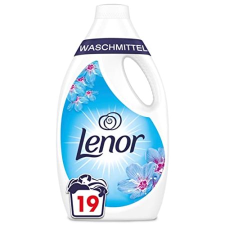 Lenor Waschmittel Flüssig, Flüssigwaschmittel, (1.045 L) 19 Waschladungen, Lenor Aprilfrisch mit Duft von Frühlingsblumen