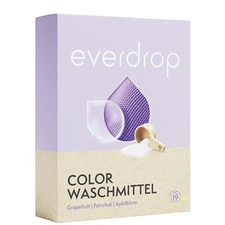 everdrop Colorwaschmittel 19 Waschladungen, Duft: Grapefruit, Patchouli, Apfelblüte,