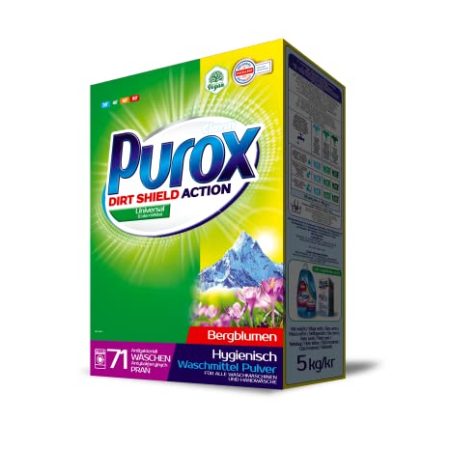 PUROX UNIVERSAL (71 WL) Waschpulver im Karton Waschmittel 5 kg