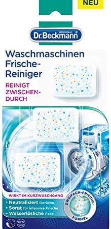 Dr. Beckmann Waschmaschinen Frische-Reiniger | Maschinenreiniger im praktischen Cap-Format | 3x 20 g