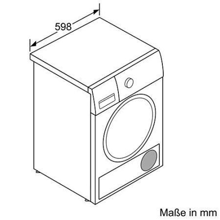 Bosch WTX87KX0 Serie 8 Smarter Wärmepumpen-Trockner, 8 kg, IronAssist Dampf zum Entknittern, Sensitive Drying System textilschonende Trommelstruktur, AutoDry optimale Trocknung, Endezeitvorwahl