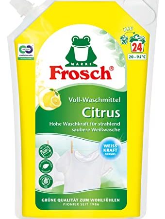 Frosch Voll-Waschmittel Gel Citrus, 1,8 l