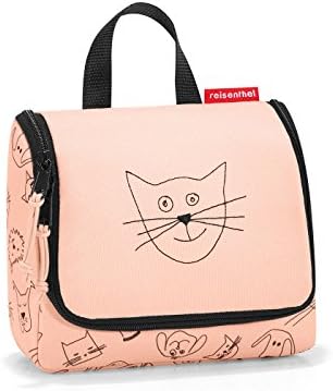 reisenthel toiletbag S Kids Cats and Dogs Rose Ma?e: 18,5 x 16 x 7 cm/Volumen: 1,5 l