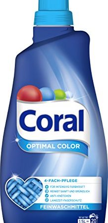 Coral flüssig Feinwaschmittel Optimal Color 40 WL 2er Pack (2 x 20 WL)