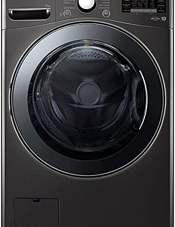 LG Electronics F11WM17TS2B | 17 kg| Energie E|Großes Fassungsvermögen| Schwarz