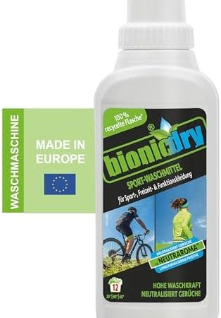 bionicdry Sport-Waschmittel, hygienische schonende Reinigung für Outdoor-, Sport- und Funktionskleidung mit Neutraroma® Technologie, für Textilien aus Membran-Gewebe, Fleece und Lycras