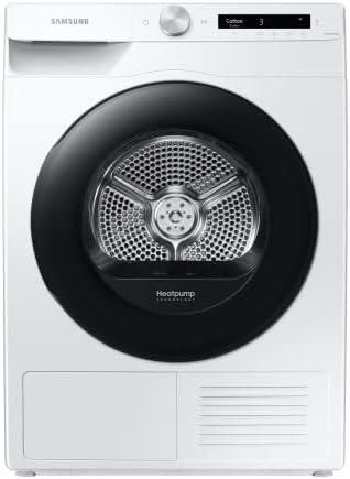 Samsung DV8GT5220AW/S2 Wärmepumpentrockner, 8 kg, Simple Control mit WiFi und Auto Cycle Link, Digital Inverter Motor, Knitterschutz und Komfort 2-in-1 Filter, Weiß