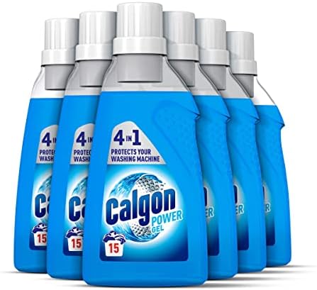 Calgon Gel 3-in-1 Waschmaschinen-Wasserenthärter Gel 750 ml, Multipack von 6