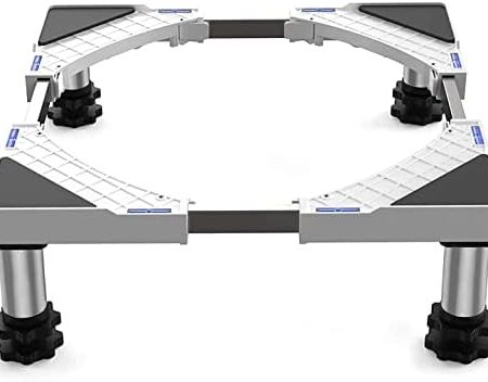 DEWEL Waschmaschinen Untergestell Max 200KG Verstellbare Waschmaschine Sockel Untergestell für Waschmaschine Trockner Kühlschrank,Breite 44,8–69 cm, Höhe 13–17 cm Waschmaschine Untergestell