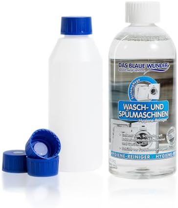 Das Blaue Wunder Waschmaschinen und Spülmaschinen Hygiene-Reiniger 500 ml, Hochwirksame Systempflege mit 3-fach-Formel, entfernt Kalk Schmutz Fett Gerüche